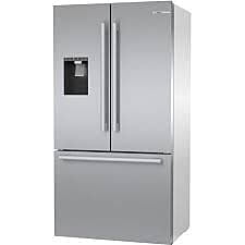 1332-49  21.6-cu ft Counter-depth Smart French Door Refrigerator with Ice Maker (Stainless Steel) ENERGY STAR  Bosch  B36CD50SNS  -- SCRATCH & DENT, GREAT CONDITION