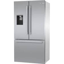 1332-49  21.6-cu ft Counter-depth Smart French Door Refrigerator with Ice Maker (Stainless Steel) ENERGY STAR  Bosch  B36CD50SNS  -- SCRATCH & DENT, GREAT CONDITION