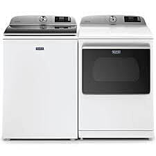 b4626  Smart Capable 4.7-cu ft High Efficiency Agitator Smart Top-Load Washer (White) Maytag MVW6230HW  -- LIKE-NEW, NEAR PERFECT CONDITION