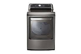 1318-12  7.3-cu ft Smart Electric Dryer (Graphite Steel) ENERGY STAR  LG  DLE7400VE  -- LIKE-NEW, GREAT CONDITION