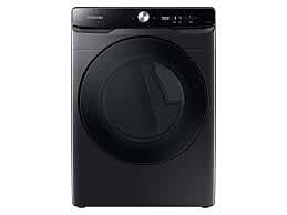 B3530  7.5 cu. ft. Smart Stackable Vented Electric Dryer with Smart Dial and Super Speed Dry in Brushed Black  SAMSUNG  DVE50A8600V  -- OPEN BOX, NEAR PERFECT CONDITION