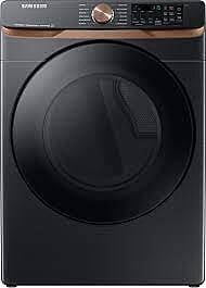 B4433  7.5-cu ft Stackable Steam Cycle Smart Electric Dryer (Brushed Black) ENERGY STAR Samsung DVE50BG8300VA3  -- LIKE-NEW, NEAR PERFECT CONDITION