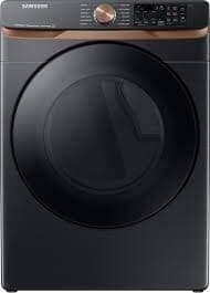 B4937  7.5-cu ft Stackable Steam Cycle Smart Electric Dryer (Brushed Black) ENERGY STAR  Samsung  DVE50BG8300V  -- LIKE-NEW, NEAR PERFECT CONDITION