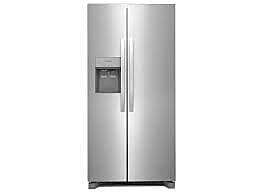 1318-20  22.3-cu ft Side-by-Side Refrigerator with Ice Maker (Stainless Steel) ENERGY STAR  Frigidaire  FRSS2323AS  -- LIKE-NEW, NEAR PERFECT CONDITION