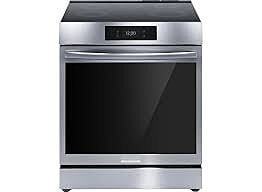 B4146  Gallery 30-in 5 Elements 6.2-cu ft Self and Steam Cleaning Air Fry Convection Oven Slide-in Induction Range (Smudge-proof Stainless Steel) Frigidaire GCFI3060BF  -- LIKE-NEW, GREAT CONDITION