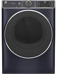 B4435  7.8-cu ft Stackable Steam Cycle Smart Electric Dryer (Sapphire Blue) GE GFD85ESPNRS  -- LIKE-NEW, NEAR PERFECT CONDITION