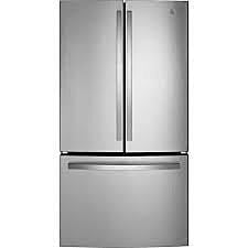 EB251  27-cu ft French Door Refrigerator with Ice Maker (Fingerprint-resistant Stainless Steel) ENERGY STAR  GE  GNE27JYMFS  -- SCRATCH & DENT, GREAT CONDITION