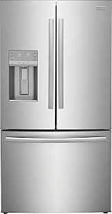 B4456  Gallery 22.6-cu ft Counter-depth French Door Refrigerator with Dual Ice Maker (Fingerprint Resistant Stainless Steel) ENERGY STAR Frigidaire GRFC2353AF  -- SCRATCH & DENT, NEAR PERFECT CONDITIO