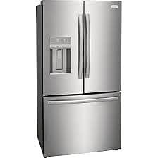 1326-24  22.6-cu ft Counter-depth French Door Refrigerator with Dual Ice Maker (Fingerprint Resistant Stainless Steel) ENERGY STAR  Frigidaire  GRFC2353AF  -- LIKE-NEW, NEAR PERFECT CONDITION