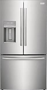 E737  Gallery 27.8-cu ft French Door Refrigerator with Dual Ice Maker (Fingerprint Resistant Stainless Steel) ENERGY STAR  Frigidaire  GRFS2853AF  -- SCRATCH & DENT, GREAT CONDITION