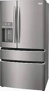 B4454  Gallery 26.3-cu ft 4-Door French Door Refrigerator with Ice Maker (Fingerprint Resistant Stainless Steel) ENERGY STAR Frigidaire GRMS2773AF  -- LIKE-NEW, NEAR PERFECT CONDITION