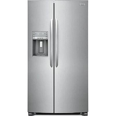 B3444  Gallery 22.3-cu ft Counter-depth Side-by-Side Refrigerator with Ice Maker (Fingerprint Resistant Stainless Steel) ENERGY STAR  Frigidaire  GRSC2352AF  -- OPEN BOX, GREAT CONDITION