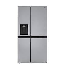 c1025  Door in Door 27.12-cu ft Side-by-Side Refrigerator with Ice Maker (Printproof Stainless Steel)  LG  LLSDS2706S  -- OPEN BOX, FAIR CONDITION