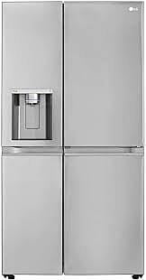E137  Craft Ice 27.1-cu ft Smart Side-by-Side Refrigerator with Dual Ice Maker (Printproof Stainless Steel) ENERGY STAR  LG  LRSDS2706S  -- LIKE-NEW, GOOD CONDITION