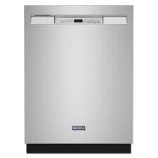 1201-12  Front Control 24-in Built-In Dishwasher (Fingerprint Resistant Stainless Steel), 50-dBA Maytag MDB4949SKZ  -- LIKE-NEW, NEAR PERFECT CONDITION