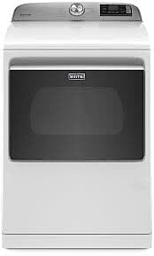 B5028  Smart Capable 7.4-cu ft Steam Cycle Smart Electric Dryer (White) ENERGY STAR  Maytag  MED7230HW  -- LIKE-NEW, NEAR PERFECT CONDITION