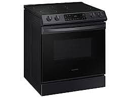 EB136  Rapid Heat induction 30-in 4 Elements Self and Steam Cleaning Slide-in Smart Induction Range (Fingerprint Resistant Stainless Steel)  SAMSUNG  NE63B8211SS  -- LIKE-NEW, GREAT CONDITION