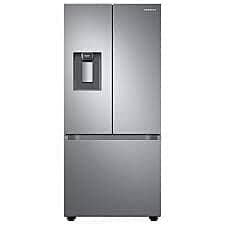 1201-51  22-cu ft Smart French Door Refrigerator with Ice Maker and Water dispenser (Fingerprint Resistant Stainless Steel) ENERGY STAR Samsung RF22A4221SR  -- LIKE-NEW, NEAR PERFECT CONDITION