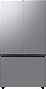 E845  Bespoke 30.1-cu ft Smart French Door Refrigerator with Dual Ice Maker (Stainless Steel- All Panels) ENERGY STAR  SAMSUNG  RF30BB6200QL  -- SCRATCH & DENT, GREAT CONDITION