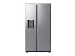 1332-36  22-cu ft Counter-depth Smart Side-by-Side Refrigerator with Ice Maker (Fingerprint Resistant Stainless Steel) ENERGY STAR  Samsung  RS22T5201SR  -- SCRATCH & DENT, NEAR PERFECT CONDITION