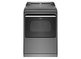 B3830  Smart Capable 7.4-cu ft Steam Cycle Smart Electric Dryer (Chrome Shadow) ENERGY STAR  Whirlpool  WED8127LC  -- SCRATCH & DENT, NEAR PERFECT CONDITION