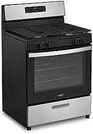 1331-21  30-in 4 Burners 5.1-cu ft Freestanding Natural Gas Range (Stainless Steel) Whirlpool WFG320M0MS  -- OPEN BOX, NEAR PERFECT CONDITION