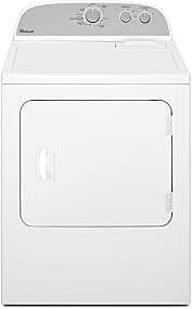 1201-08  7-cu ft Reversible Side Swing Door Gas Dryer (White) Whirlpool WGD4815EW  -- LIKE-NEW, NEAR PERFECT CONDITION