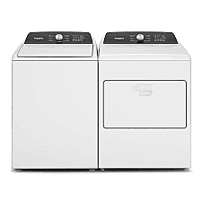 B4417  4.7-cu ft High Efficiency Agitator Top-Load Washer (White) Whirlpool WTW5105HW  -- LIKE-NEW, NEAR PERFECT CONDITION
