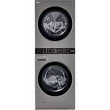 LG741  WashTower Electric Stacked Laundry Center with 4.5-cu ft Washer and 7.4-cu ft Dryer (ENERGY STAR) LG WKE100HVA  -- SCRATCH & DENT, NEAR PERFECT CONDITION