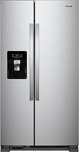 b3640  24.6-cu ft Side-by-Side Refrigerator with Ice Maker (Fingerprint Resistant Stainless Steel)  Whirlpool  WRS315SDHZ  -- SCRATCH & DENT, NEAR PERFECT CONDITION