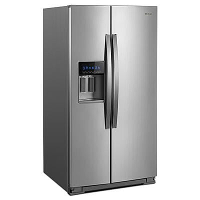 E840  28.4-cu ft Side-by-Side Refrigerator with Ice Maker (Fingerprint Resistant Stainless Steel)  WHIRLPOOL  WRS588FIHZ  -- OPEN BOX, NEAR PERFECT CONDITION